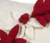 Hand Felted Wool Christmas Pillow - JOY Wreath on Cream - 20" - ARCADIA HOME